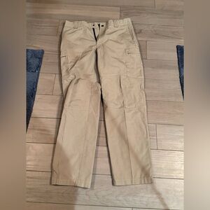 Blauer Tan Cargo Pants XS waist 19in length 31in no stains or wear like new